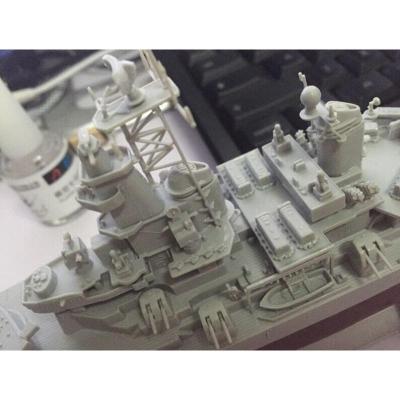 小号手拼装军舰模型1/700美国二战BB61依阿华战列舰军事战舰世界模型+胶水+工具+上色笔+4瓶油漆+稀释剂