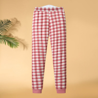 新款印花妈妈裤子女洋气碎花格子女装长裤中老年女裤40-50岁加绒