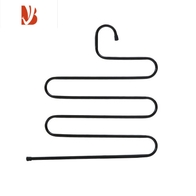 三维工匠多魔术裤夹子s型多层裤架裤子衣架家用衣柜收纳器裤挂架子