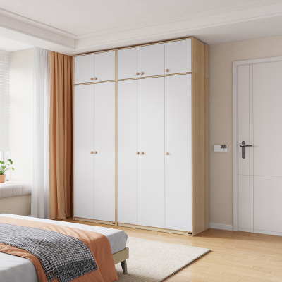 全友家居组装衣柜0级整体衣橱两门三门L衣杆半定制衣柜