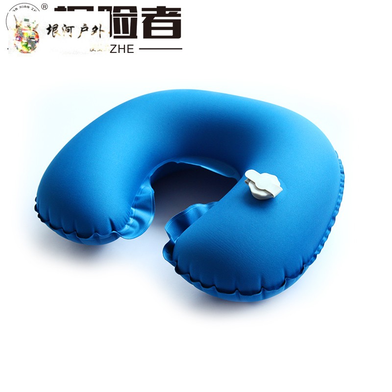 便携充气枕头u型枕旅行飞机枕吹气颈部护脖子靠枕坐车睡觉