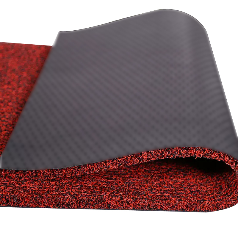 裁剪定制黑红/灰丝圈地垫地毯 单平装(仅限烟台五区配货)