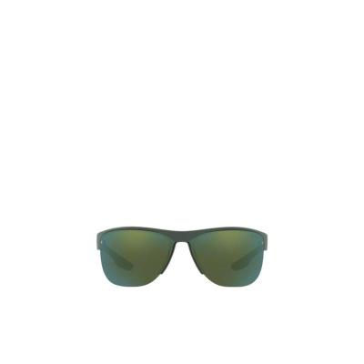 普拉达(PRADA)绿色渐变徽标标识男款太阳镜时尚百搭配镜户外休闲 绿色