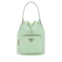 普拉达(PRADA)再生尼龙环保手提桶包女士单肩包实用百搭配饰日常
