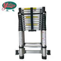 益电 铝合金人字伸缩梯 3.9米 架