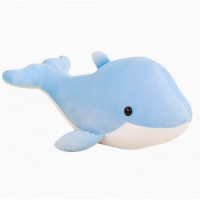 毛绒玩偶海豚 蓝色