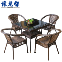 豫龙都餐桌椅 一桌四 椅套