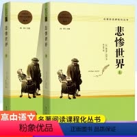 悲惨世界[全二册] 高中通用 [正版]高中语文名著阅读课程化丛书四大名著论语乡土中国瓦尔登湖堂吉诃德高中名著阅读图书任选