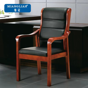 绵冠MIANGUAN经理椅办公实木椅会议椅老板椅子大班椅皮座椅 班椅（单位：把）