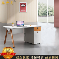 鑫金虎 国标加厚E0级现代职员桌办公桌工位桌 单人位 1200*600*750mm