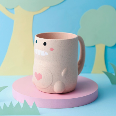 艺呈水杯儿童卡通漱口杯可爱家用刷牙杯子便携加厚洗漱杯宝宝刷牙杯