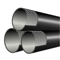 茉冉 给水用聚乙烯PE钢丝骨架复合管 DN200mm*9.5mm*1.6Mpa/米