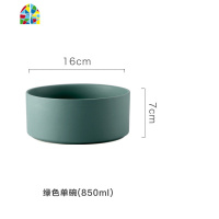 陶瓷饭碗水果碗甜品碗好看的碗早餐碗菜碗汤盆汤碗创意耐热沙拉碗 FENGHOU 陶瓷碗-白
