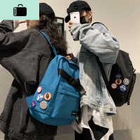 双肩包男潮牌休闲校园学生书包女潮韩版高中ins超火百搭日系背包NEW LAKE