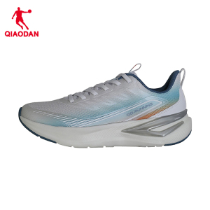 乔丹 跑步鞋男款舒适基础跑鞋运动鞋旅游鞋 透气防滑39-45 QTB023253209S 丹白/云灰蓝