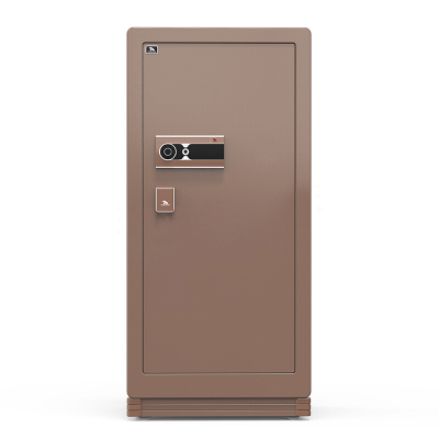 虎王保险箱啸虎XZ家用防盗指纹保险箱办公室全钢保险柜小型隐形床头柜密码保管箱XZ-高120琥珀金