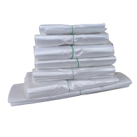 榕烁 家用食品级袋防水耐磨轻便易携可折叠设计 白色食品袋 27cm*47cm 捆