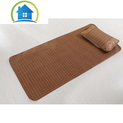 三维工匠夏季学生宿舍凉席单人床上下铺可折叠藤席冰丝席0.8m0.9m1米1.2