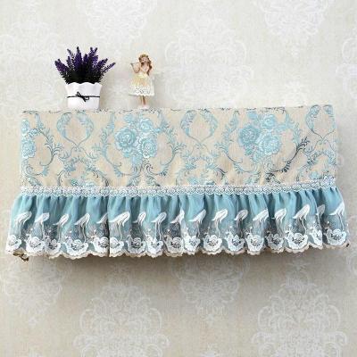 家柏饰(CORATED)四季欧式挂机空调罩 挂式空调套防尘罩 时宜 时宜水蓝 挂机M(86*18*40)