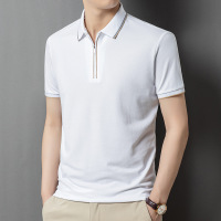 2025夏季新款男士短袖POLO衫T恤半袖翻领休闲短袖