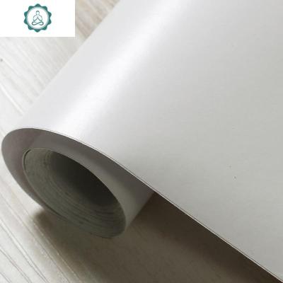 纯白色即时贴家具 翻新橱柜贴纸 封后 普通纯白[亮面]60cm宽*10米 大