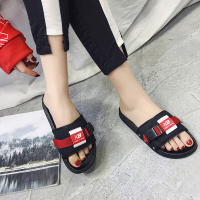 SEMBOSR2018新款百搭原宿凉鞋女夏韩版低跟罗马鞋潮女平底细带学生女凉鞋