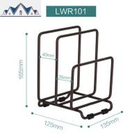 厨房收纳锅盖架置物架砧板座可伸缩2层 103组合 三维工匠
