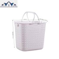 脏衣服收纳筐家用塑料收纳篮脏衣篓浴室卫生间置物架多层收纳架 三维工匠