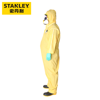 史丹利ST3330标准款防化服 黄色SXWW3330CN-M 耐酸碱危化品防化服防腐蚀