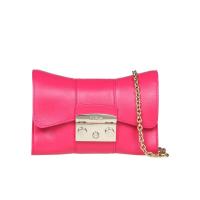 FURLA女士迷你单肩包蝴蝶结设计可拆卸链条肩带实用内部口袋