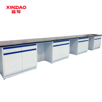 鑫导 实验桌 SYT77-钢木边台定制 米