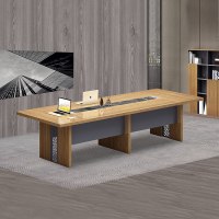 慧采云 会议桌办公桌长方形办公家具会议桌长桌简约现代会议洽谈桌