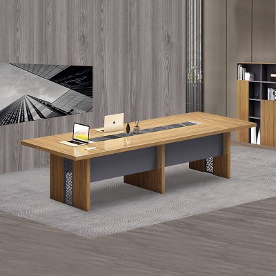 慧采云 会议桌办公桌长方形办公家具会议桌长桌简约现代会议洽谈桌