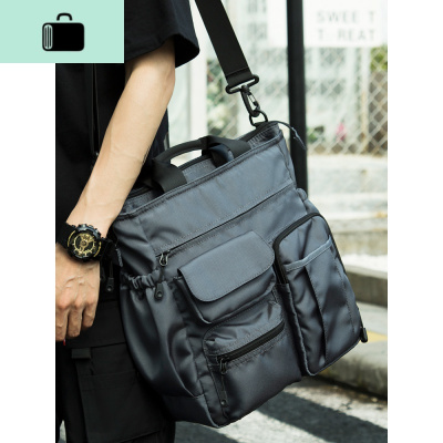 男士商务单肩斜挎包多功能个性手提包商务出差公文包休闲背包男包NEWLAKE男士斜挎包
