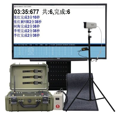LJYZN 200101电子跑步智能计时设备考试系统3千米跑步体能考核系统3公里电子计时器跑道记圈器体育跑步计时