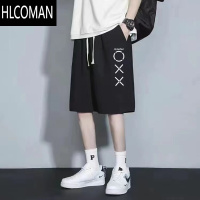 HLCOMAN加肥加大运动短裤男夏季薄款宽松篮球裤子潮流沙滩中裤休闲五分裤