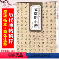 [正版]文徵明小楷 明代 历代碑帖精粹 附简体旁注 文征明离骚经赤壁赋楷书毛笔书法字帖 安徽美术出版社
