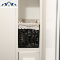 专业定做订制藤编收纳筐异形抽屉杂物盒柳编储物篮柜子格子整理箱 三维工匠收纳篮