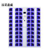 汉诺鑫威智能手机柜存放柜存包柜储物柜60门透明款[工厂现做 7天内发货]