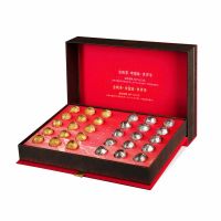 金帆牌(GOLDEN SAIL BRAND)金帆茶叶团圆龙珠礼盒(生+熟茶)240克