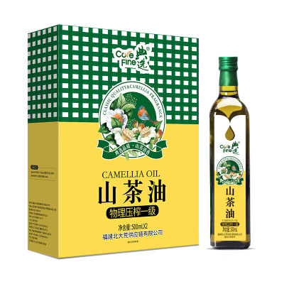 大荒清泉 典选山茶油礼盒500ML*2/盒
