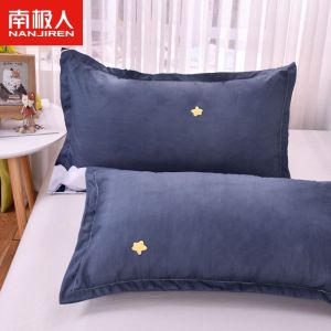 枕套一对装双人枕头套单人枕用学生宿舍48x74枕芯套