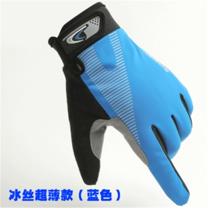 MUXIWEIER手套男女春夏季户外运动触屏防晒手套薄冰丝全指开车骑行手套男士防滑训练手套