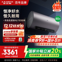 AO史密斯80升电热水器 国家补贴 金圭内胆 双棒分离速热 免换镁棒 免清洗 E80ED8