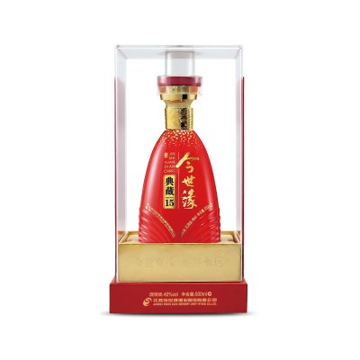 今世缘典藏15 浓香型白酒42度 单瓶500mL