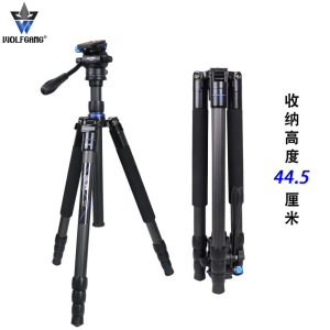 沃尔夫冈(WOLFGANG)单反微单相机摄影机三角架 JZ615+YT33碳纤维三脚架 标配