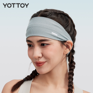 yottoy运动发带凉感头带止汗带吸汗头巾女导汗带跑步健身羽毛球瑜伽防汗