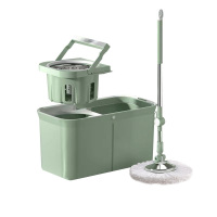 新款懒人免手洗旋转拖把家用自动拖把桶拖地墩布一拖净