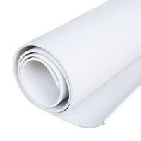 铁工邦 白色橡胶板喷砂房抛丸机胶垫 3mm(1米*8.2米*50公斤 ) 卷