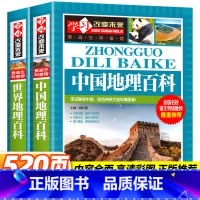 中国地理百科+世界地理百科[全2册] [正版]写给儿童的中国地理百科+世界儿童地理全书 地理书绘本dk百科全书初中青少年